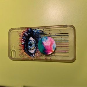 iPhone 7 Plus Case With Popsocket💙 Artsy💙